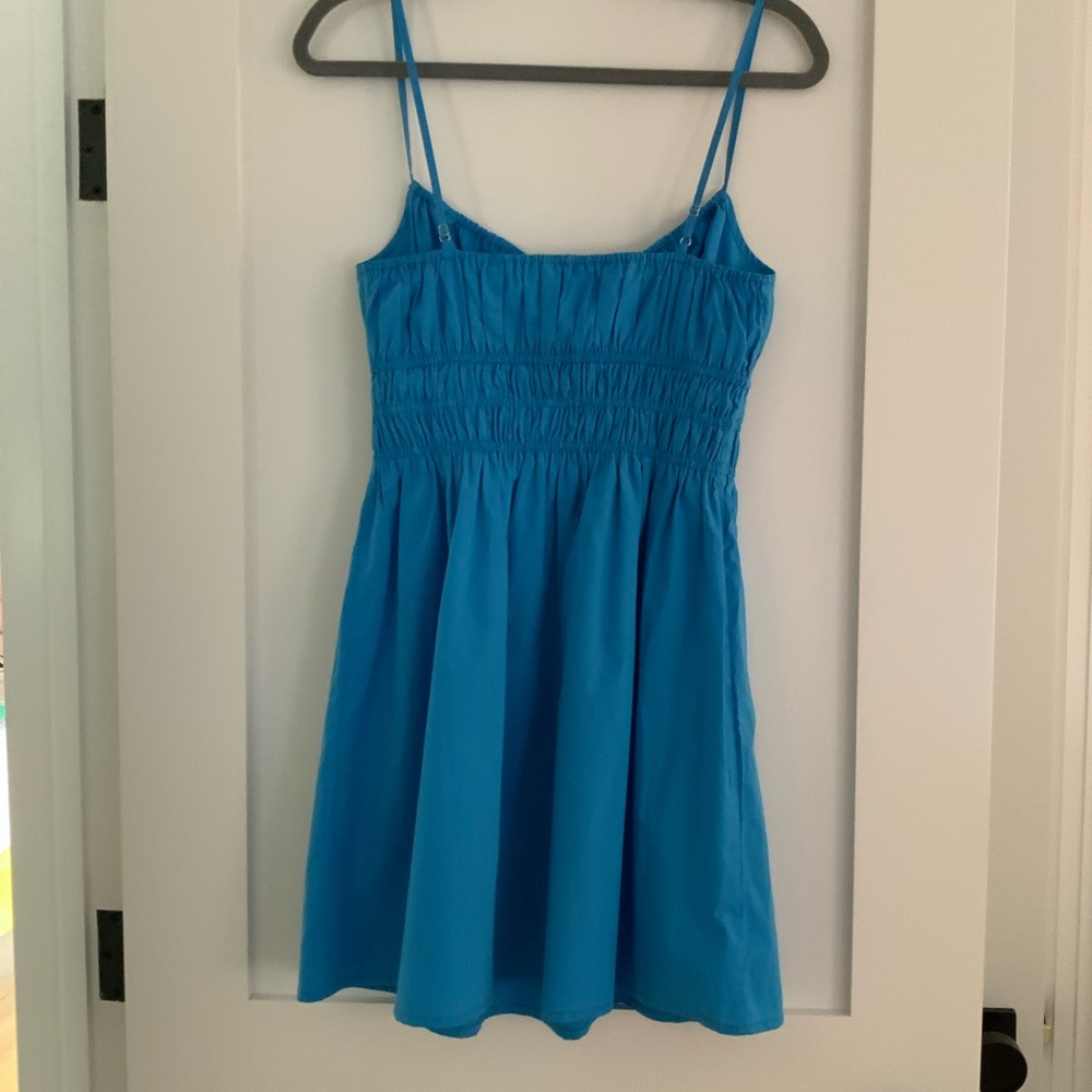 Rails Miriam Smocked Minidress In Ocean Blue - image 5